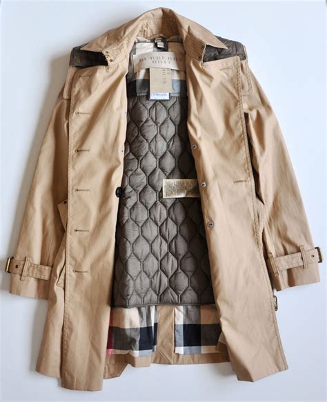 burberry brit raincoat with removable warmer|Burberry raincoats for women sale.